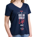 FitLine Share Your Love 2025 Frauen T-Shirt in Dunkelblau